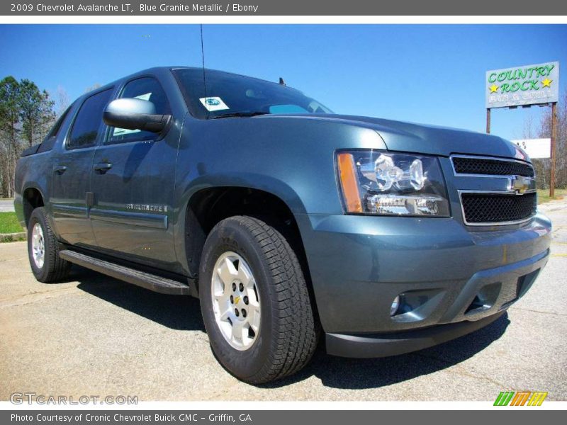 Blue Granite Metallic / Ebony 2009 Chevrolet Avalanche LT