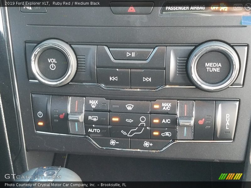 Ruby Red / Medium Black 2019 Ford Explorer XLT
