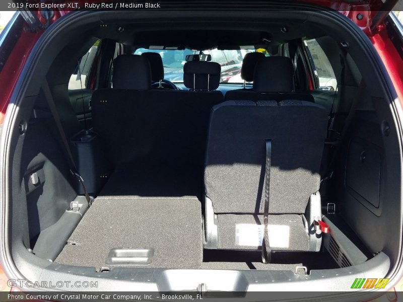 Ruby Red / Medium Black 2019 Ford Explorer XLT