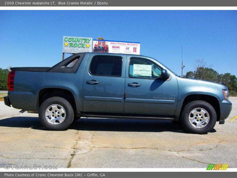 Blue Granite Metallic / Ebony 2009 Chevrolet Avalanche LT