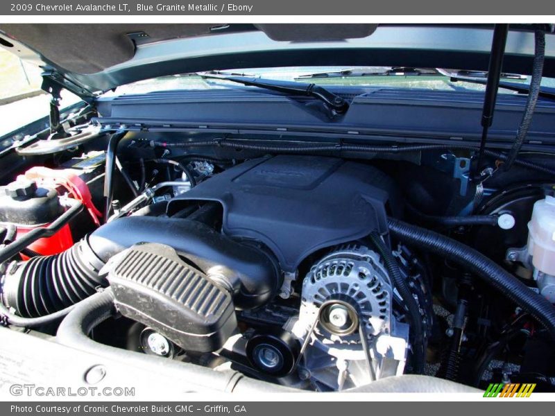 Blue Granite Metallic / Ebony 2009 Chevrolet Avalanche LT