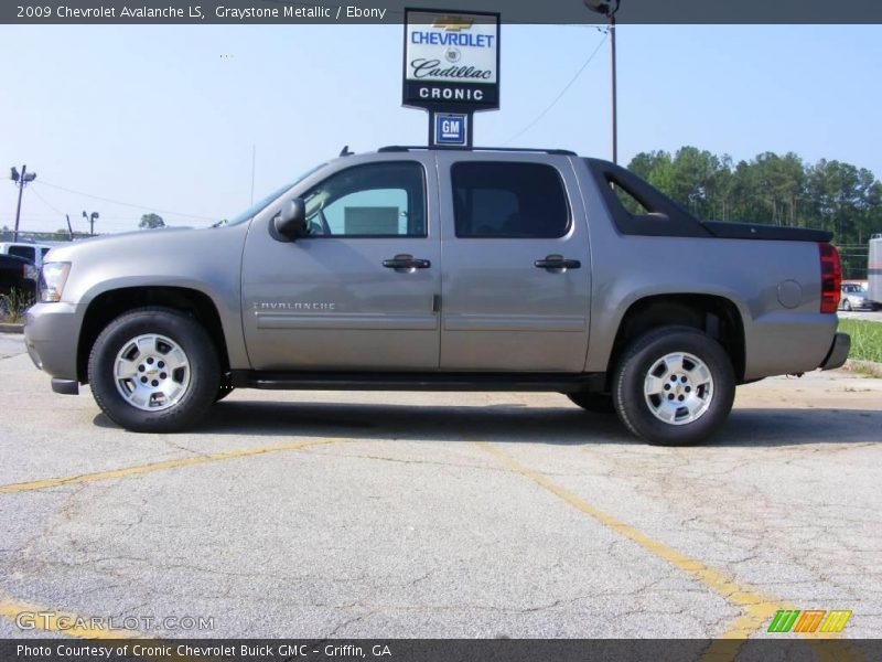 Graystone Metallic / Ebony 2009 Chevrolet Avalanche LS