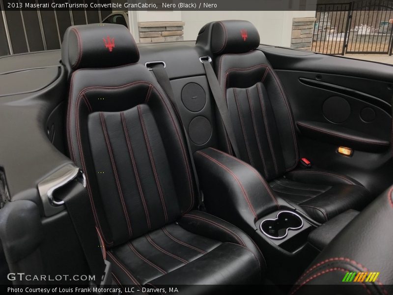 Rear Seat of 2013 GranTurismo Convertible GranCabrio