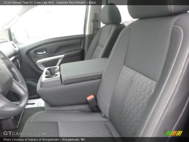 Cayenne Red Metallic / Black 2019 Nissan Titan SV Crew Cab 4x4