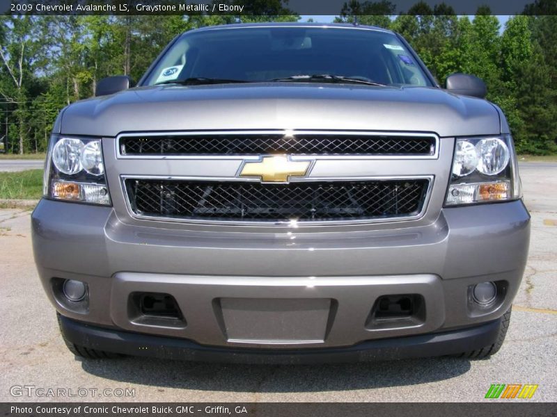 Graystone Metallic / Ebony 2009 Chevrolet Avalanche LS
