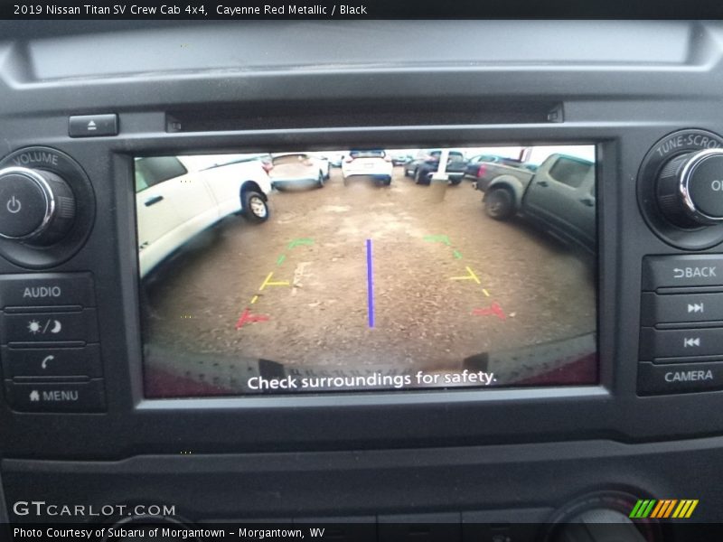 Cayenne Red Metallic / Black 2019 Nissan Titan SV Crew Cab 4x4