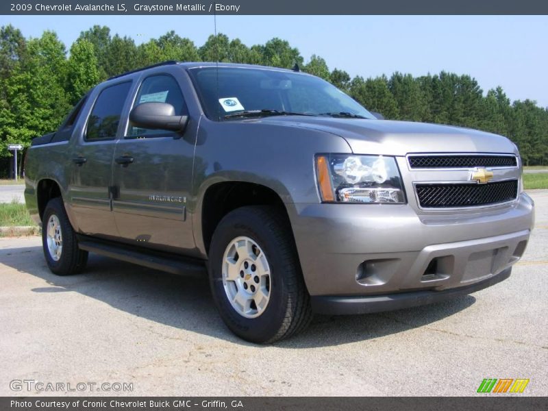 Graystone Metallic / Ebony 2009 Chevrolet Avalanche LS