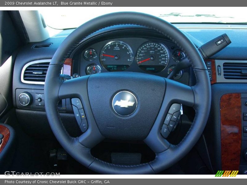 Blue Granite Metallic / Ebony 2009 Chevrolet Avalanche LT