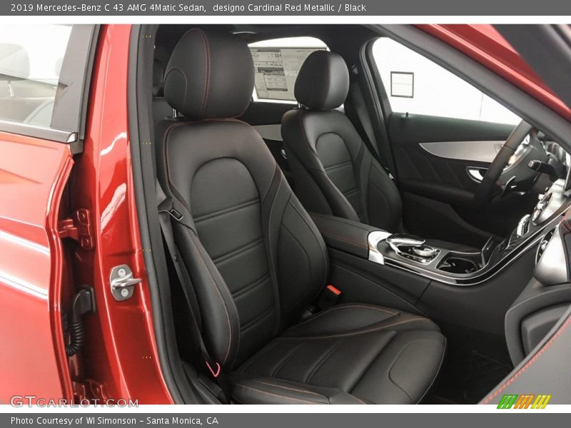 designo Cardinal Red Metallic / Black 2019 Mercedes-Benz C 43 AMG 4Matic Sedan