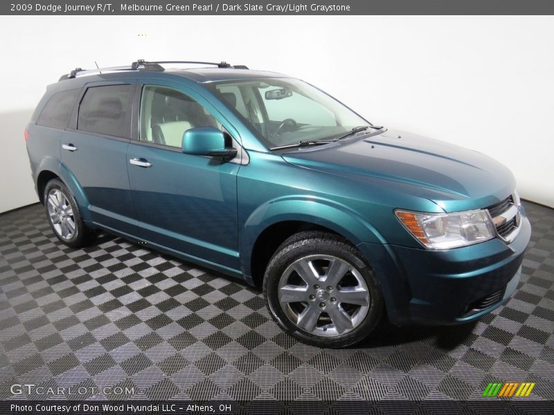 Melbourne Green Pearl / Dark Slate Gray/Light Graystone 2009 Dodge Journey R/T