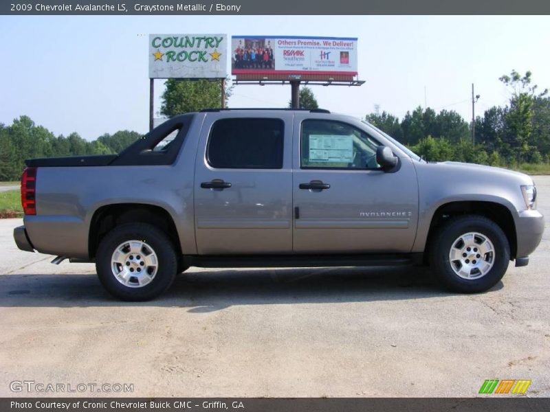 Graystone Metallic / Ebony 2009 Chevrolet Avalanche LS