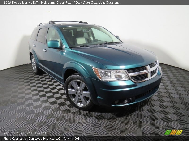 Melbourne Green Pearl / Dark Slate Gray/Light Graystone 2009 Dodge Journey R/T