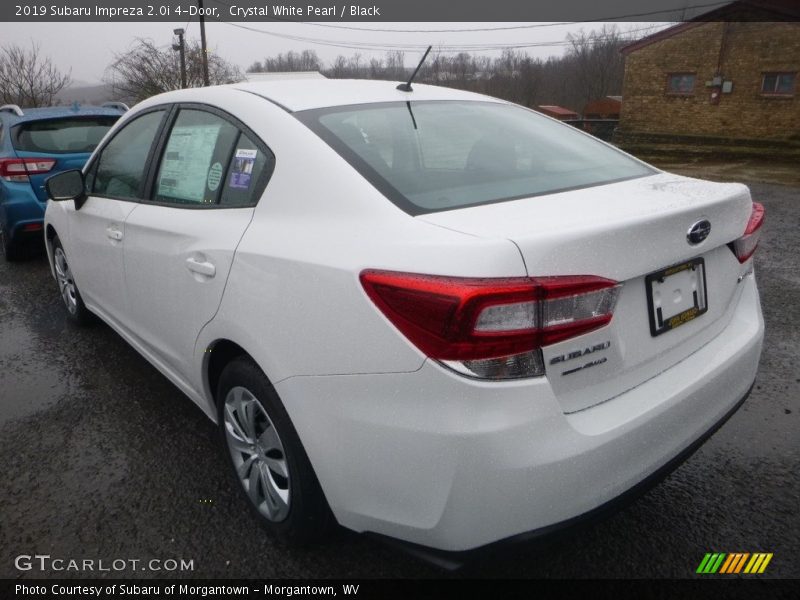 Crystal White Pearl / Black 2019 Subaru Impreza 2.0i 4-Door