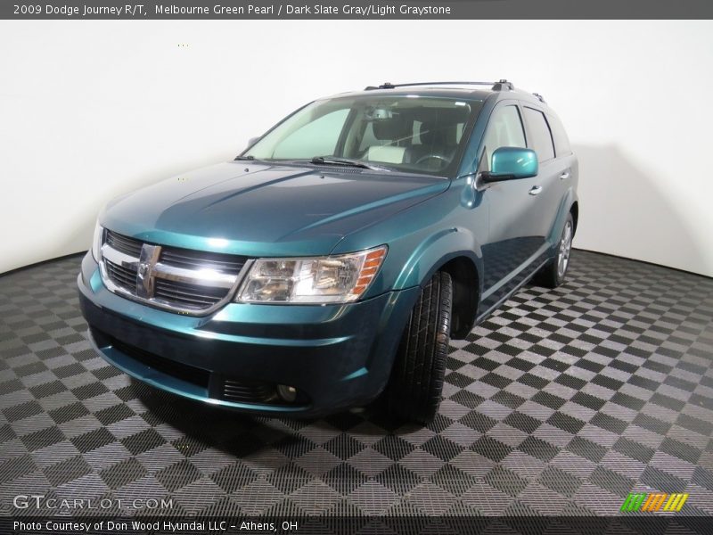 Melbourne Green Pearl / Dark Slate Gray/Light Graystone 2009 Dodge Journey R/T