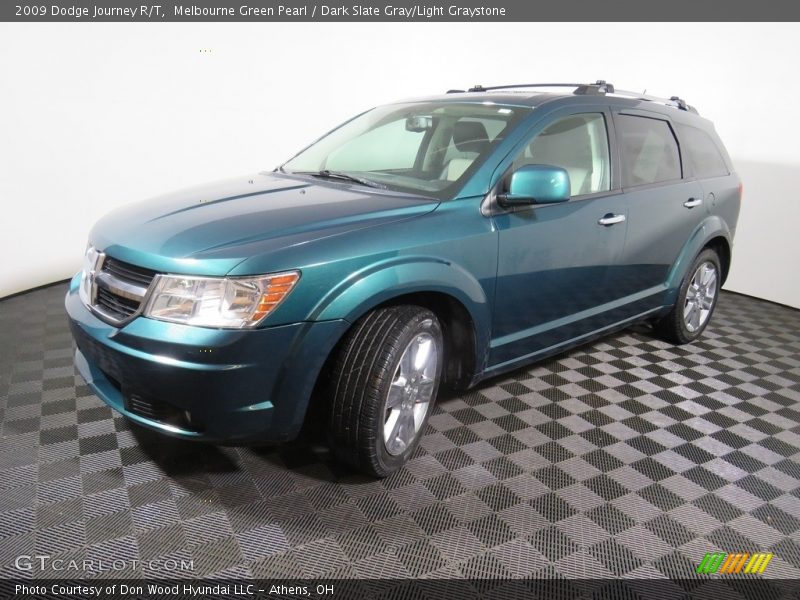 Melbourne Green Pearl / Dark Slate Gray/Light Graystone 2009 Dodge Journey R/T