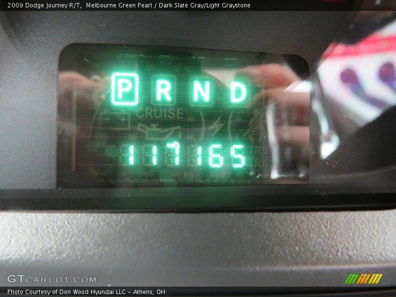 Melbourne Green Pearl / Dark Slate Gray/Light Graystone 2009 Dodge Journey R/T