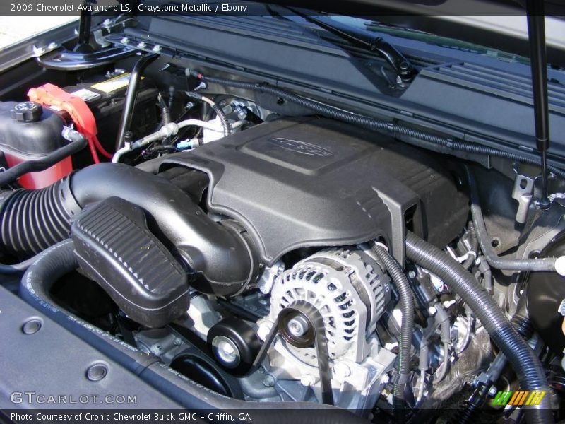 Graystone Metallic / Ebony 2009 Chevrolet Avalanche LS