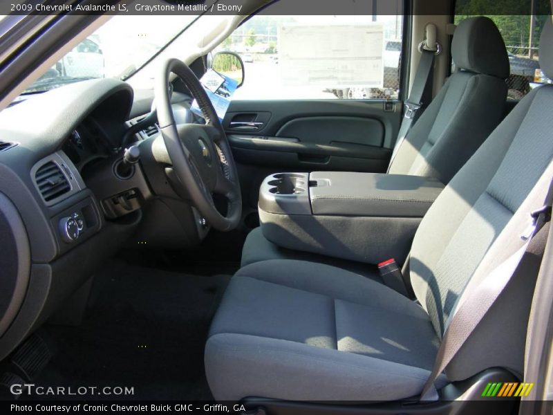 Graystone Metallic / Ebony 2009 Chevrolet Avalanche LS