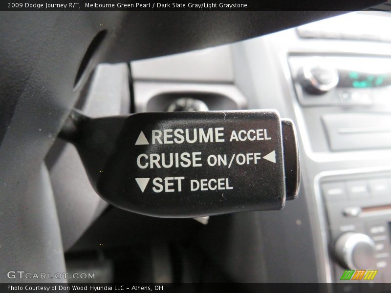 Melbourne Green Pearl / Dark Slate Gray/Light Graystone 2009 Dodge Journey R/T
