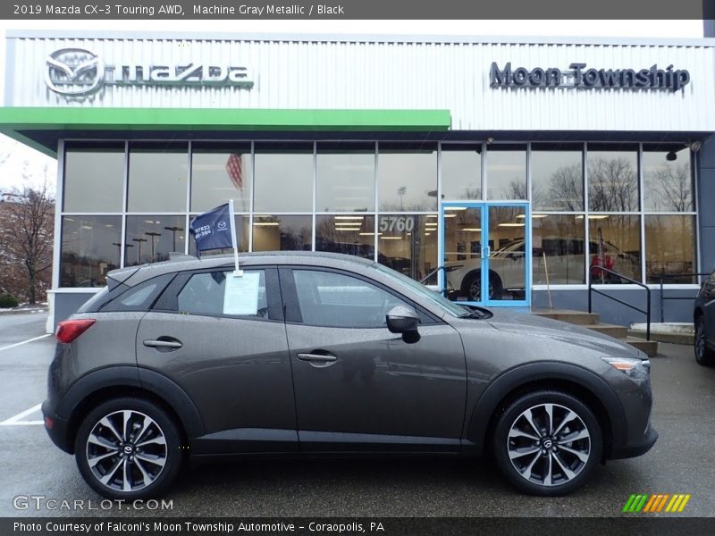 Machine Gray Metallic / Black 2019 Mazda CX-3 Touring AWD