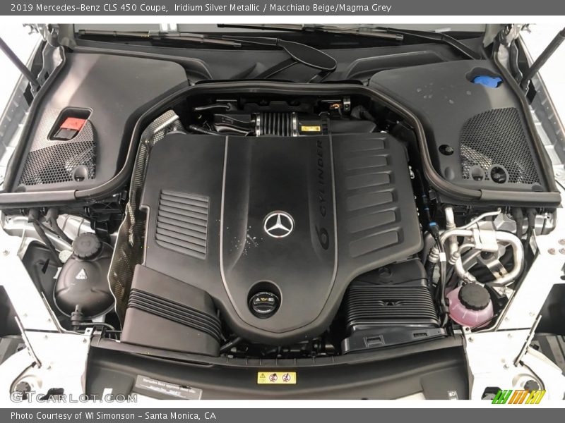 Iridium Silver Metallic / Macchiato Beige/Magma Grey 2019 Mercedes-Benz CLS 450 Coupe