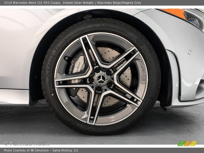 Iridium Silver Metallic / Macchiato Beige/Magma Grey 2019 Mercedes-Benz CLS 450 Coupe