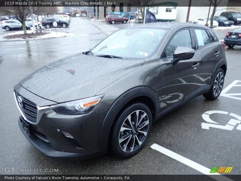 Machine Gray Metallic / Black 2019 Mazda CX-3 Touring AWD