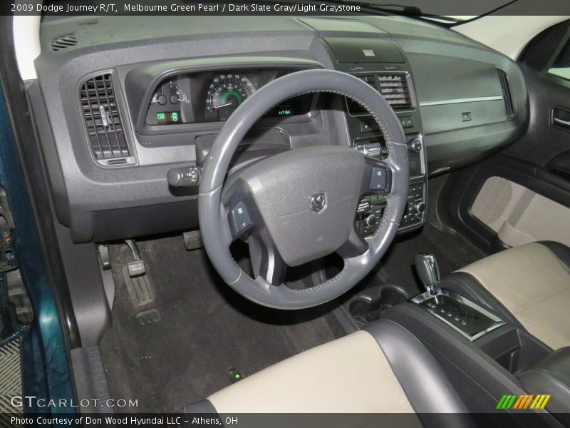 Melbourne Green Pearl / Dark Slate Gray/Light Graystone 2009 Dodge Journey R/T