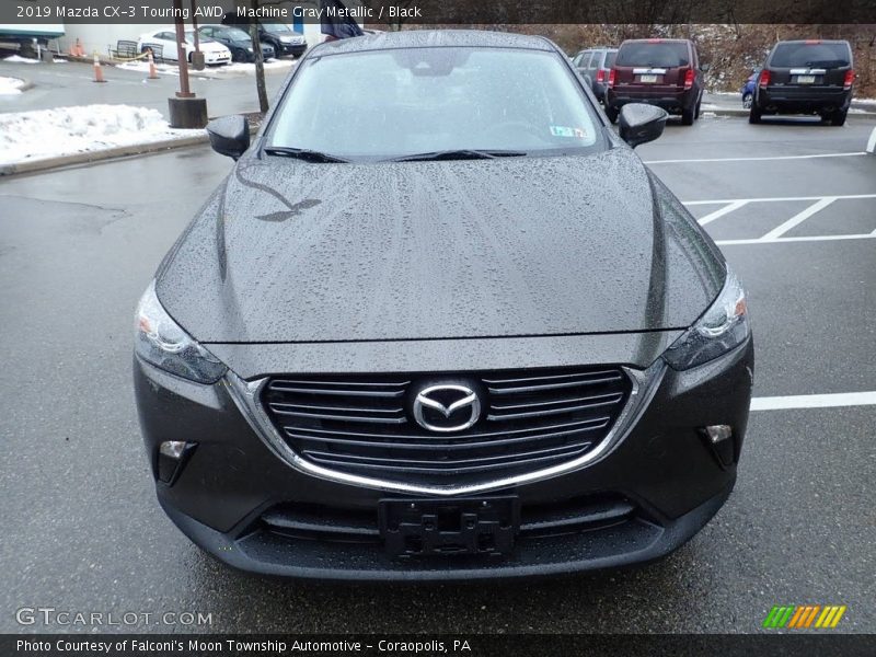 Machine Gray Metallic / Black 2019 Mazda CX-3 Touring AWD