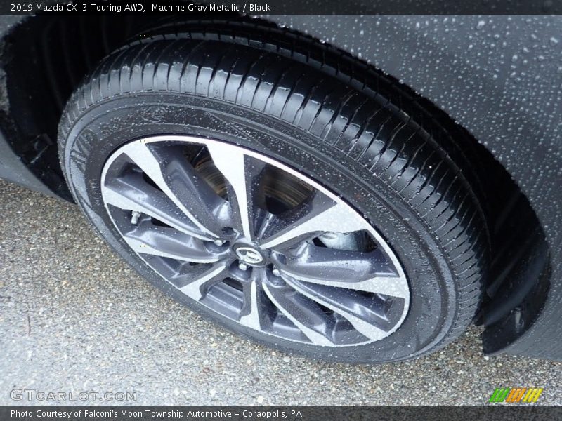 Machine Gray Metallic / Black 2019 Mazda CX-3 Touring AWD