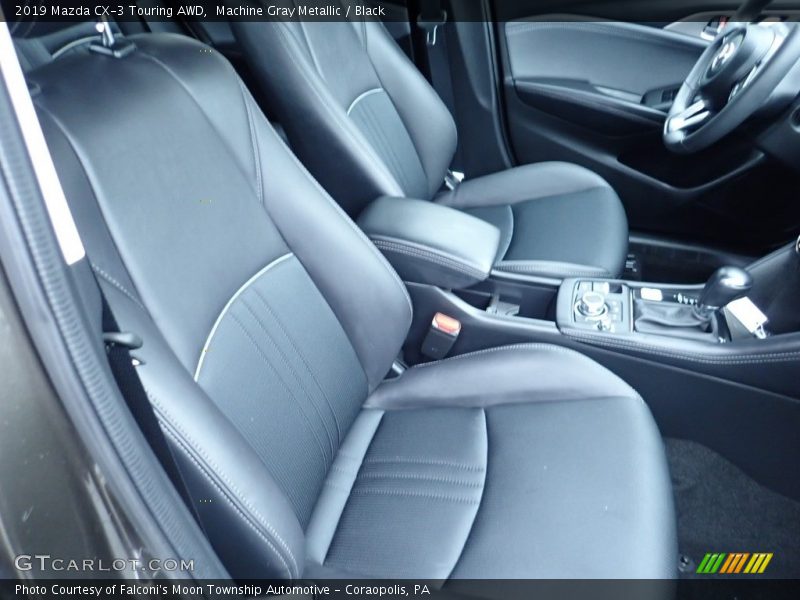 Machine Gray Metallic / Black 2019 Mazda CX-3 Touring AWD
