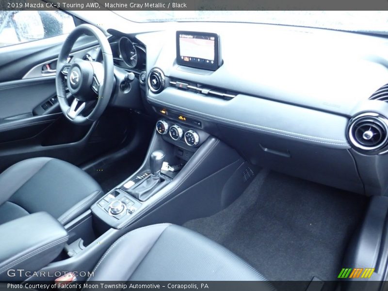 Machine Gray Metallic / Black 2019 Mazda CX-3 Touring AWD