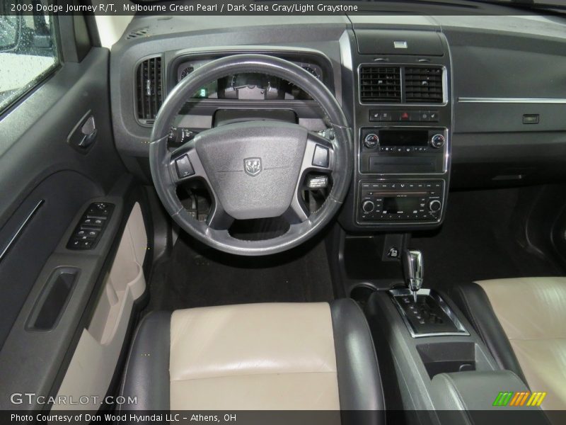 Melbourne Green Pearl / Dark Slate Gray/Light Graystone 2009 Dodge Journey R/T