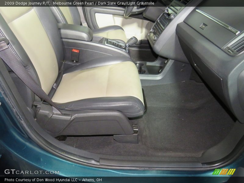 Melbourne Green Pearl / Dark Slate Gray/Light Graystone 2009 Dodge Journey R/T