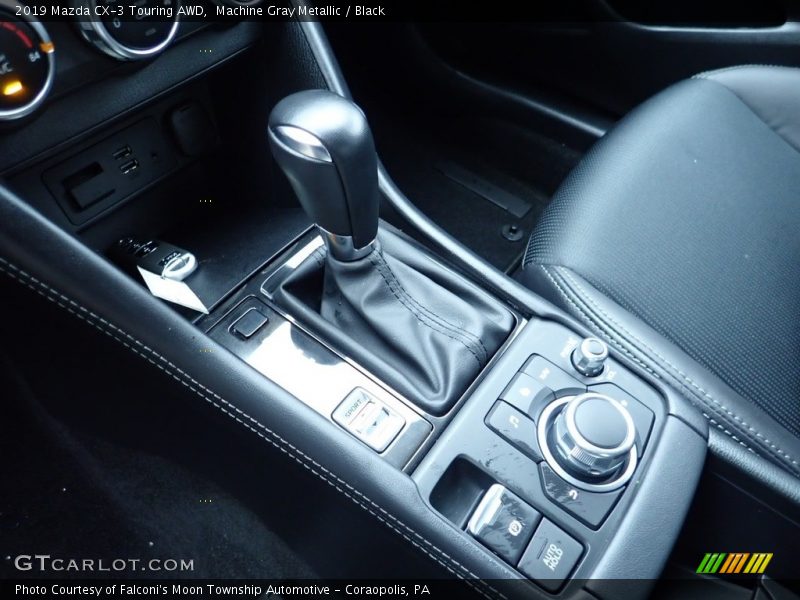 Machine Gray Metallic / Black 2019 Mazda CX-3 Touring AWD
