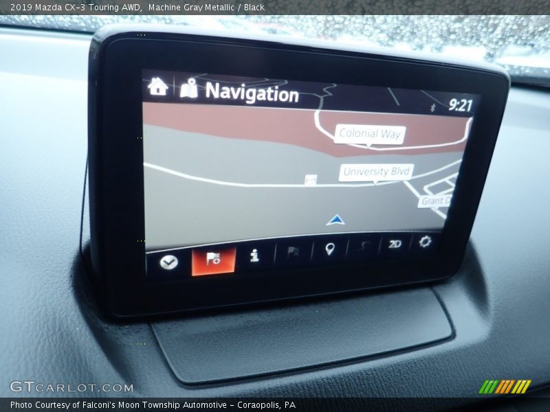 Machine Gray Metallic / Black 2019 Mazda CX-3 Touring AWD