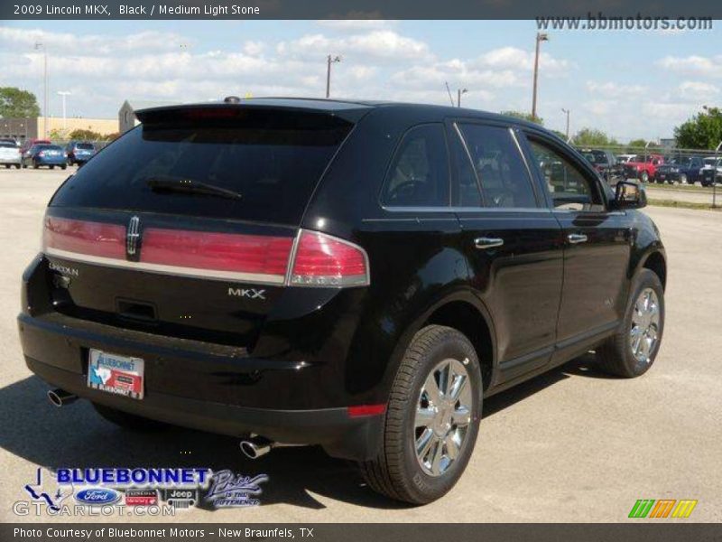 Black / Medium Light Stone 2009 Lincoln MKX