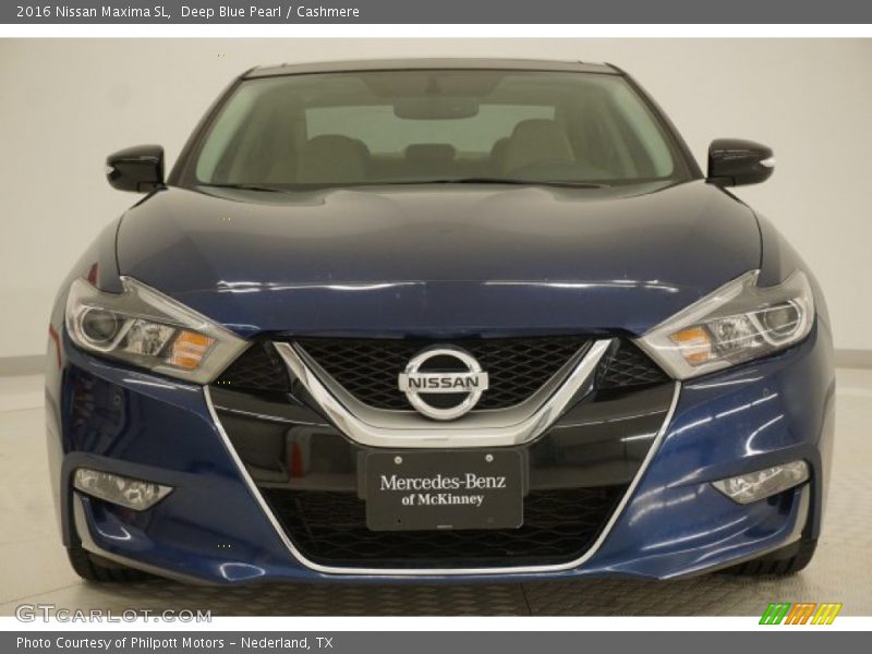 Deep Blue Pearl / Cashmere 2016 Nissan Maxima SL