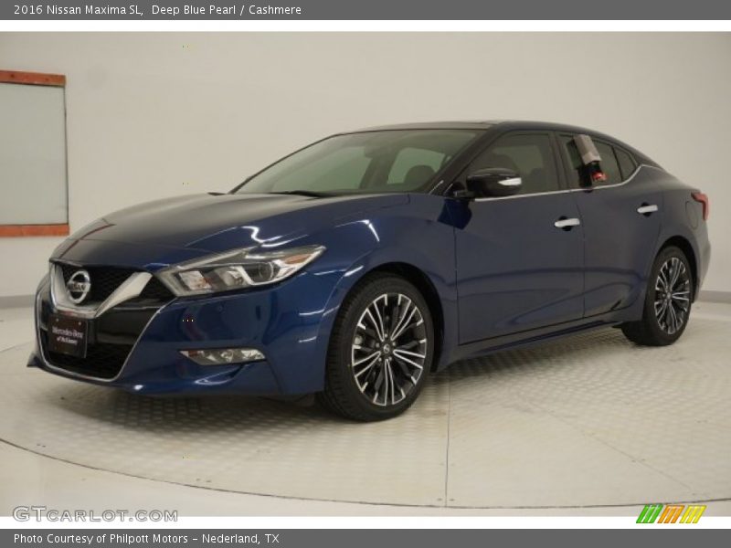 Deep Blue Pearl / Cashmere 2016 Nissan Maxima SL