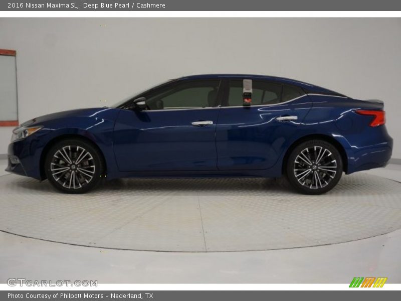 Deep Blue Pearl / Cashmere 2016 Nissan Maxima SL