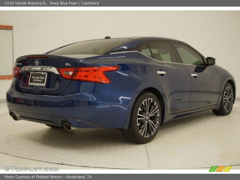 Deep Blue Pearl / Cashmere 2016 Nissan Maxima SL