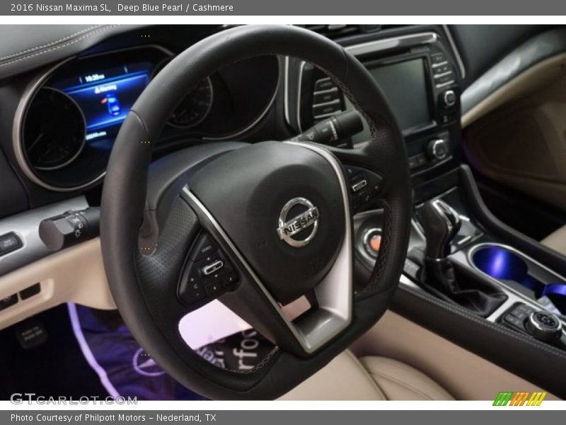 Deep Blue Pearl / Cashmere 2016 Nissan Maxima SL