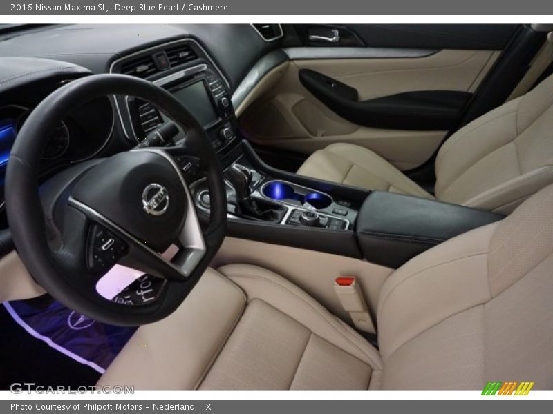 Deep Blue Pearl / Cashmere 2016 Nissan Maxima SL