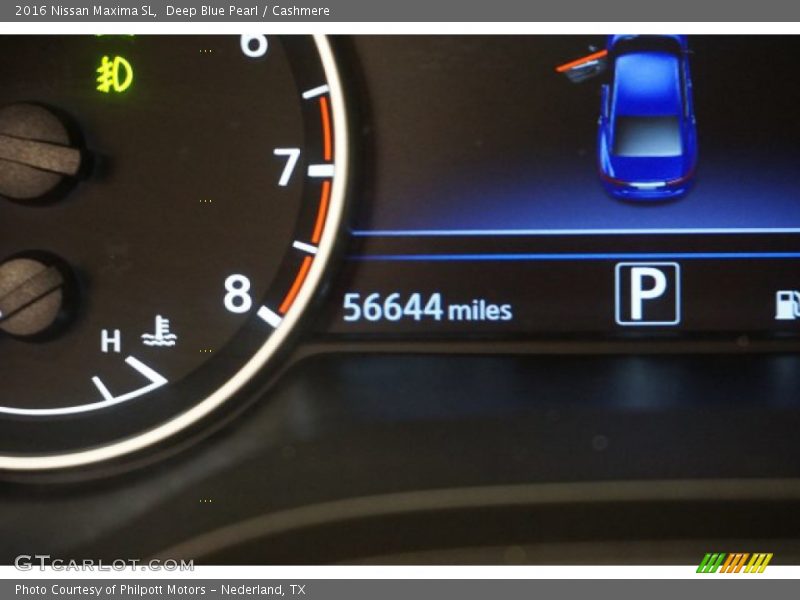 Deep Blue Pearl / Cashmere 2016 Nissan Maxima SL