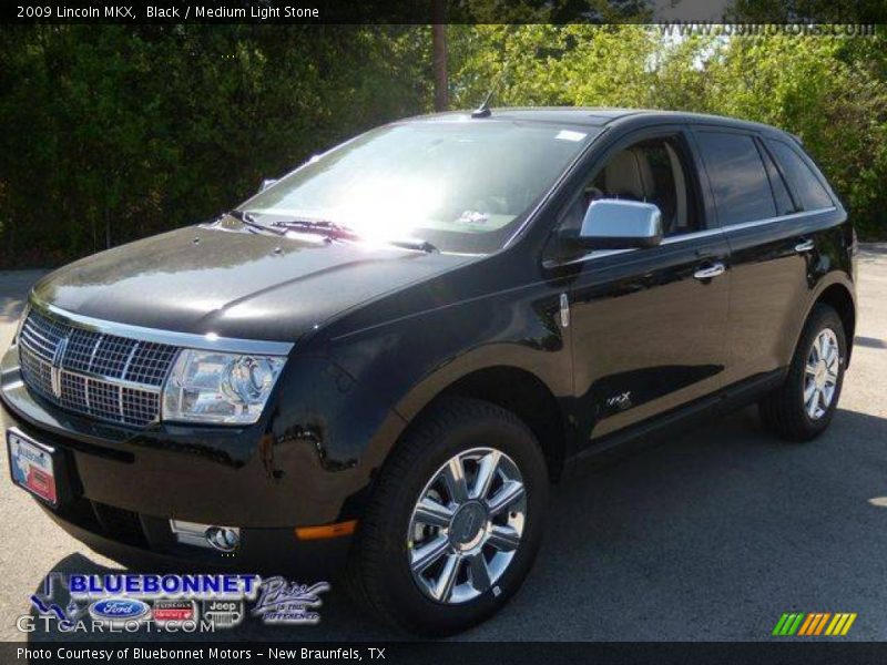 Black / Medium Light Stone 2009 Lincoln MKX