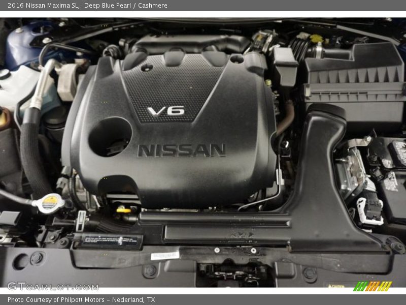 Deep Blue Pearl / Cashmere 2016 Nissan Maxima SL