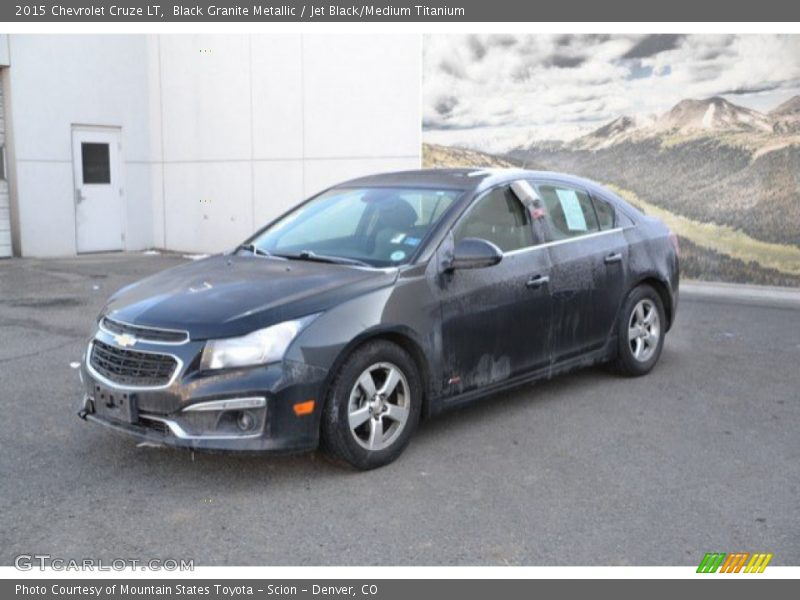 Black Granite Metallic / Jet Black/Medium Titanium 2015 Chevrolet Cruze LT