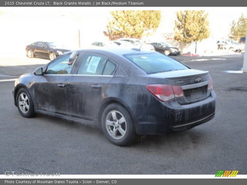Black Granite Metallic / Jet Black/Medium Titanium 2015 Chevrolet Cruze LT
