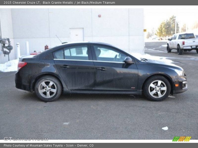 Black Granite Metallic / Jet Black/Medium Titanium 2015 Chevrolet Cruze LT