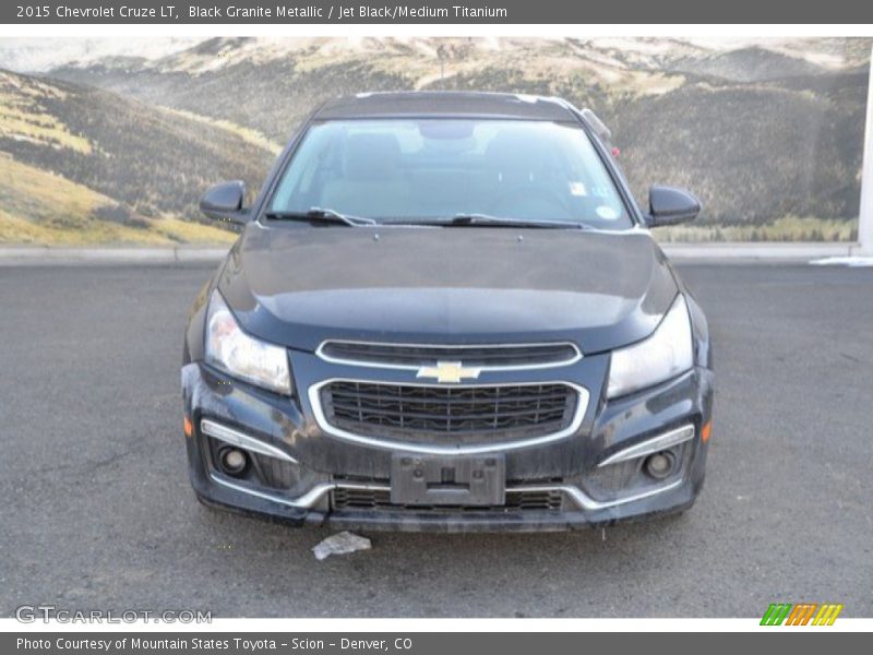 Black Granite Metallic / Jet Black/Medium Titanium 2015 Chevrolet Cruze LT